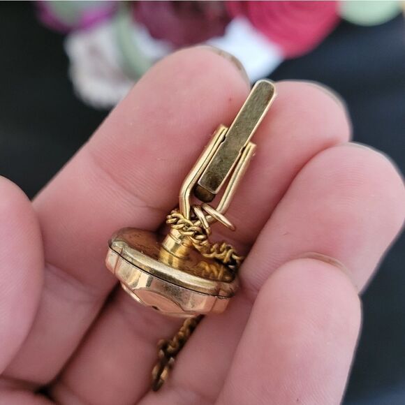 Baylor Swiss Watch Cufflinks Vintage 12K Gold Filled Formal Evening Vintage - Picture 12 of 14